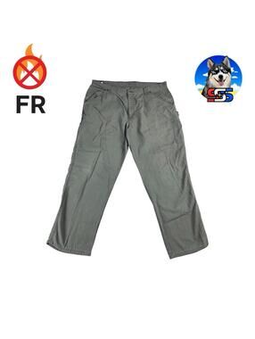 Riverside FR Fire Resistant Utility Pants Men's 42 x 32 Green Workwear USA MADE